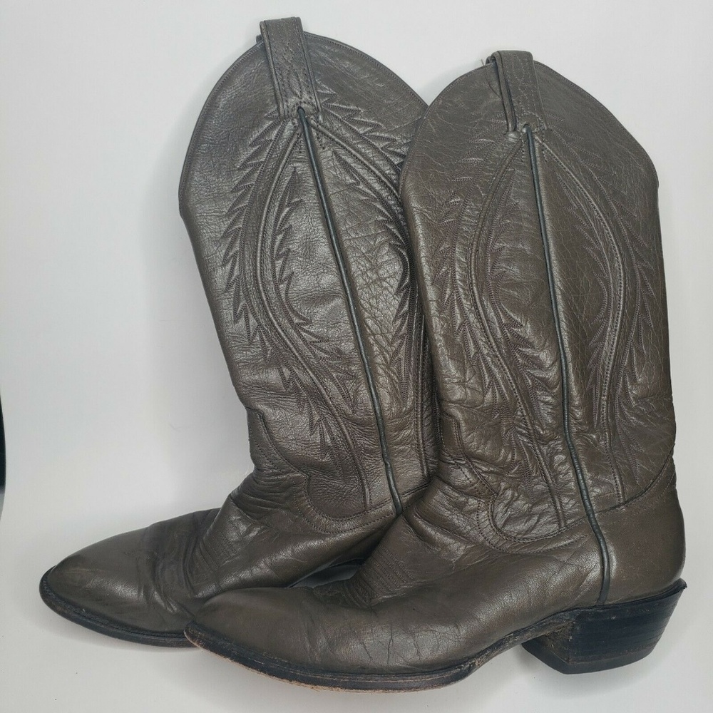 Mens Panhandle Slim Brown Western Cowboy Size 9